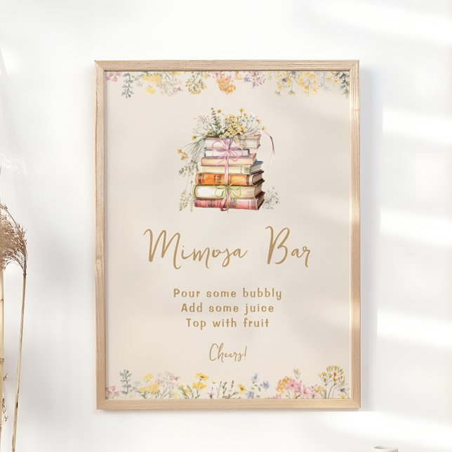 Póster Libro Tema Flores salvajes Ducha de novia Mimosa B (Subido por el creador)