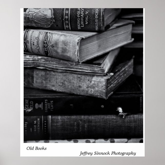 Póster Libros antiguos (Frente)