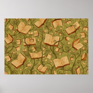 Póster Libros (color 3)