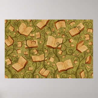 Póster Libros (color 3)