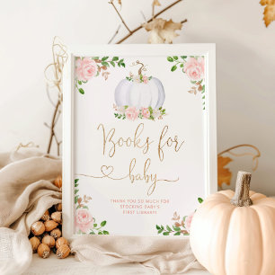 Póster Libros de calabaza de oro de Rubor para bebé