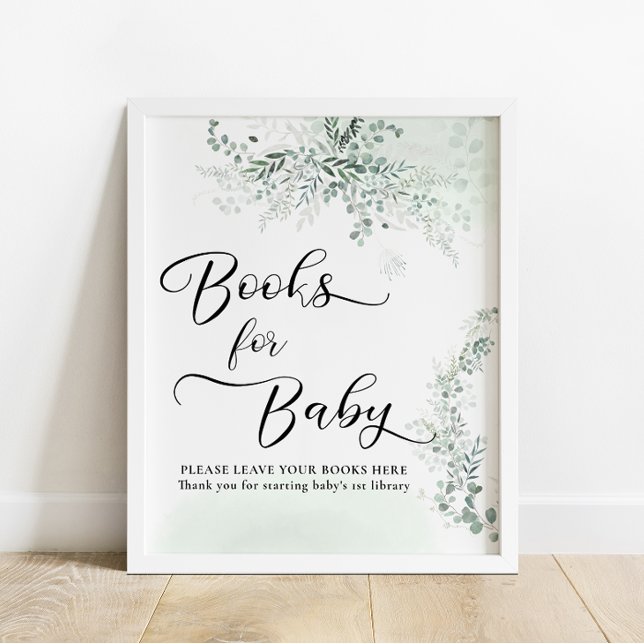 Póster Libros de eucalipto verde sabio para Poster de beb (Subido por el creador)