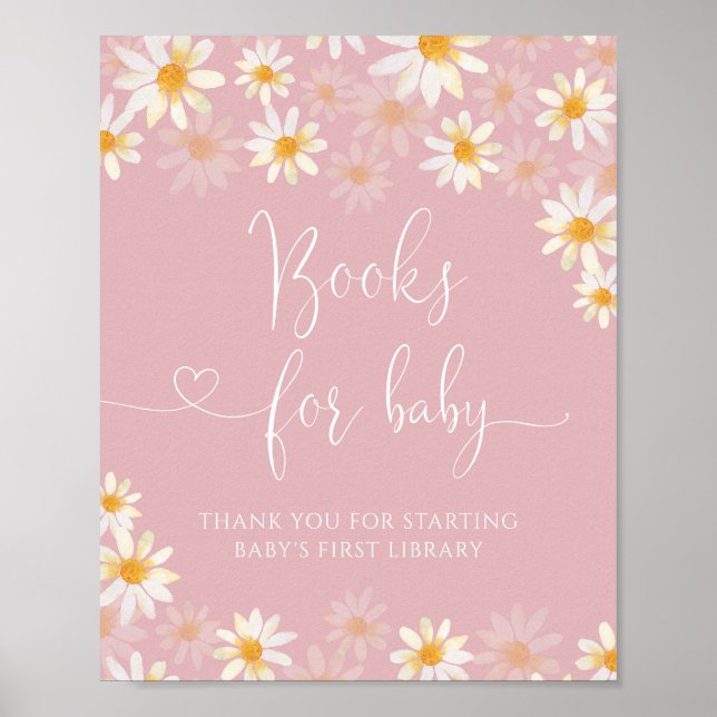 Póster Libros de flores silvestres acuáticas para el Post (Frente)
