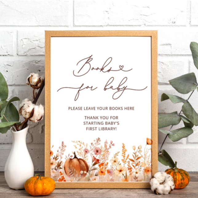 Póster Libros de flores silvestres de calabaza para bebé (Subido por el creador)