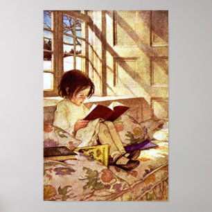 Póster Libros de imágenes en invierno de Jessie Willcox S
