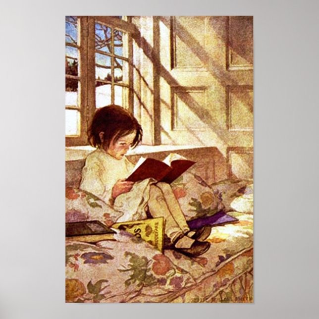 Póster Libros de imágenes en invierno de Jessie Willcox S (Frente)