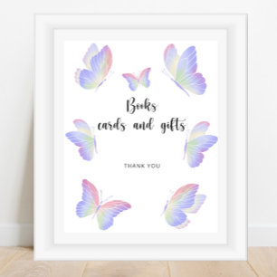 Póster Libros de mariposa, tarjetas y regalos