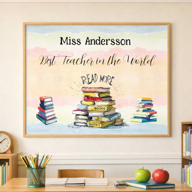 Póster Libros de Pastel Mejor Tributo de Aula para el Mae (Subido por el creador)