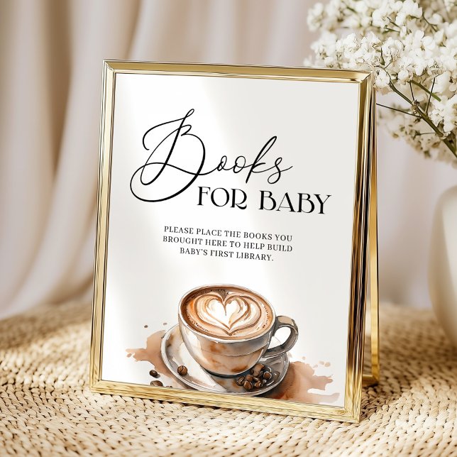 Póster Libros para bebé, el bebé está preparando café, Ba (Subido por el creador)