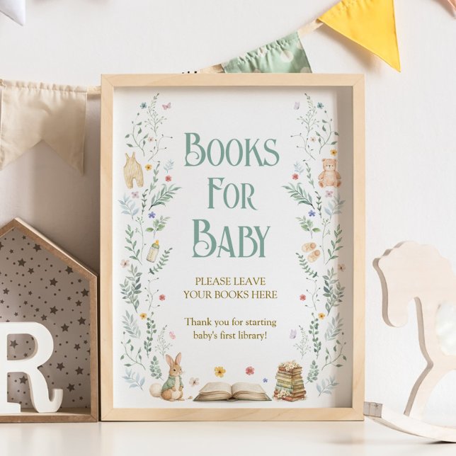 Póster Libros para bebé en la ducha de bebé Un nuevo capí (Subido por el creador)