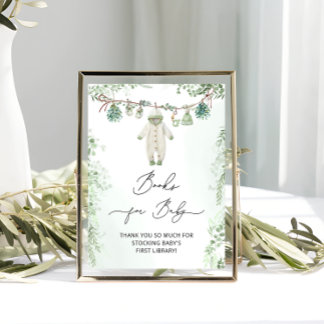 Póster Libros para bebes en línea Boho Eucalyptus