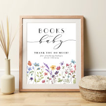 Libros para la ducha de bebé de primavera