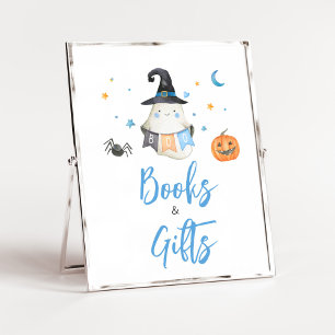 Póster Libros pequeños y regalos de Blue Halloween