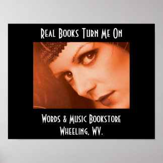 Póster Libros Reales Me Encenden Poster