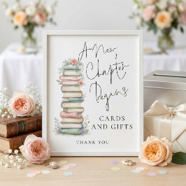 Póster Libros Tarjetas Regalos de Boda Nuevos Capítulos