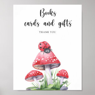 Póster Libros, tarjetas y regalos de mariquita