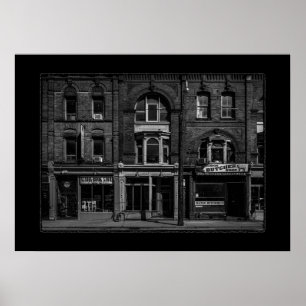 Póster Libros y bistros y carniceros no 10 con frontera