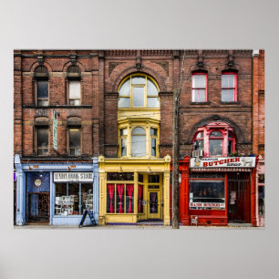 Póster Libros y Bistros y Carniceros No 2 Versión en colo