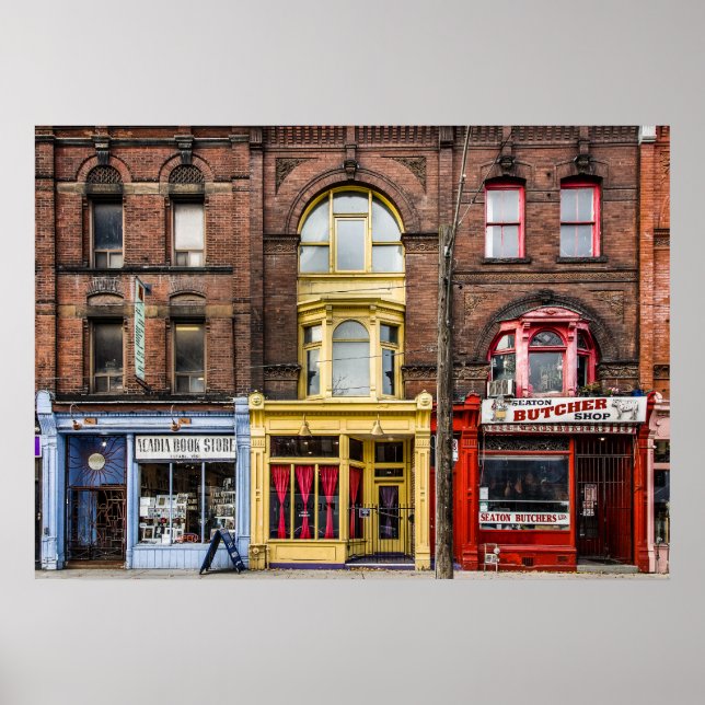 Póster Libros y Bistros y Carniceros No 2 Versión en colo (Frente)