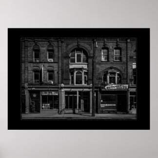 Póster Libros y Bistrots y Carnicerías Nº 10 con Borde