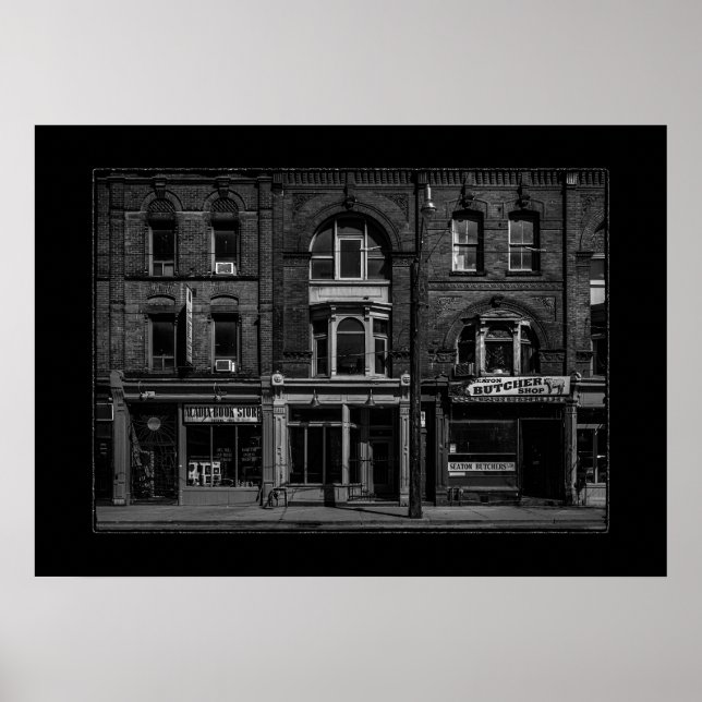 Póster Libros y Bistrots y Carnicerías Nº 10 con Borde (Frente)