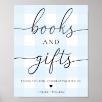 Libros y regalos Blue Gingham