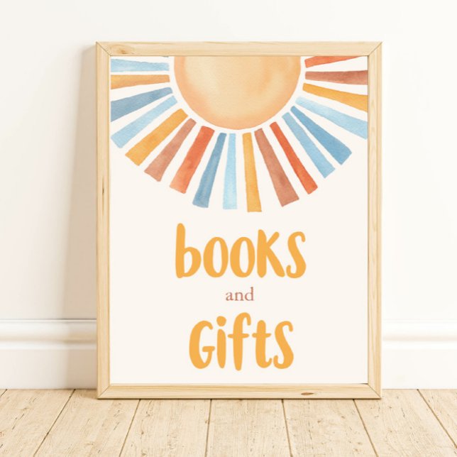 Póster Libros y regalos boho sol tonos suaves poster (Subido por el creador)