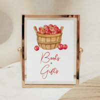 Libros y regalos de Baby Shower de la cesta de App