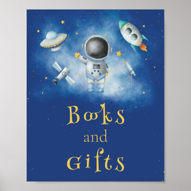 Póster Libros y regalos Espacio Astronauta Niño astronaut (Frente)