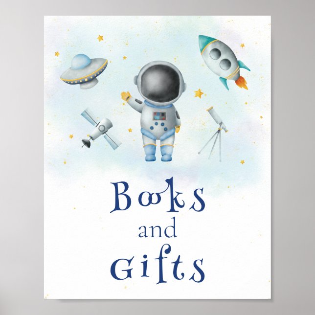 Póster Libros y regalos Espacio Astronauta Niño astronaut (Frente)