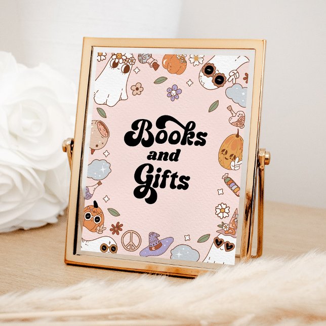 Póster Libros y regalos Groovy Halloween Fantasma Baby Sh (Subido por el creador)