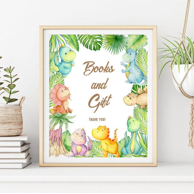 Póster Libros y regalos para bebés de dinosaurios (Subido por el creador)