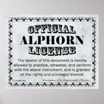 Licencia de Alphorn