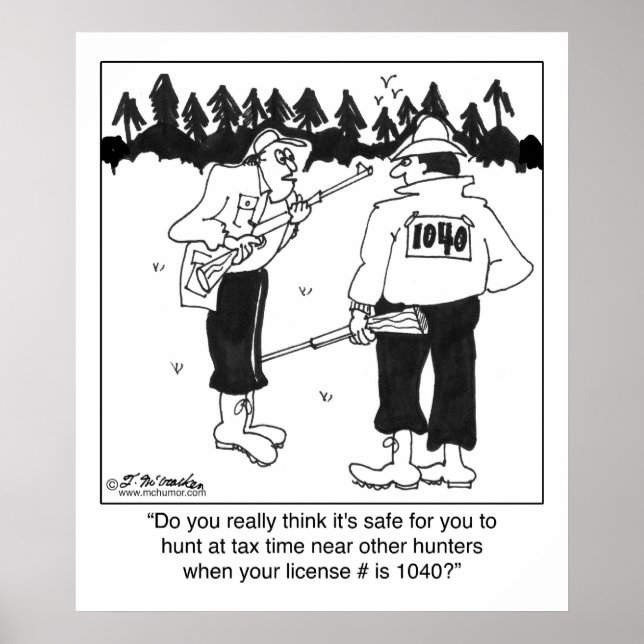 Póster Licencia de caza 1040 (Frente)