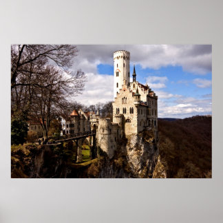 Póster Lichtenstein Castle Schloss Lichtenstein
