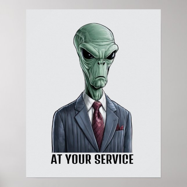 Póster Líder Alien (Frente)