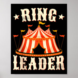 Póster Líder de la banda - Amante del circo Anfitrión de