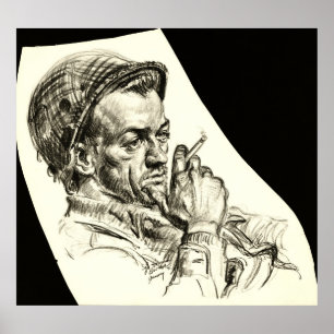 Póster Líder Escuadrón 1945