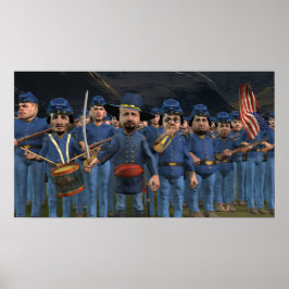 Póster Liderando La Carga - Pequeño Poster