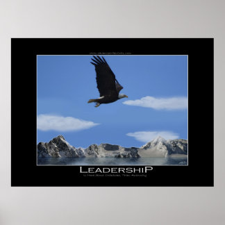 Póster LIDERAZGO Gran Poster Motivacional del Águila Calv