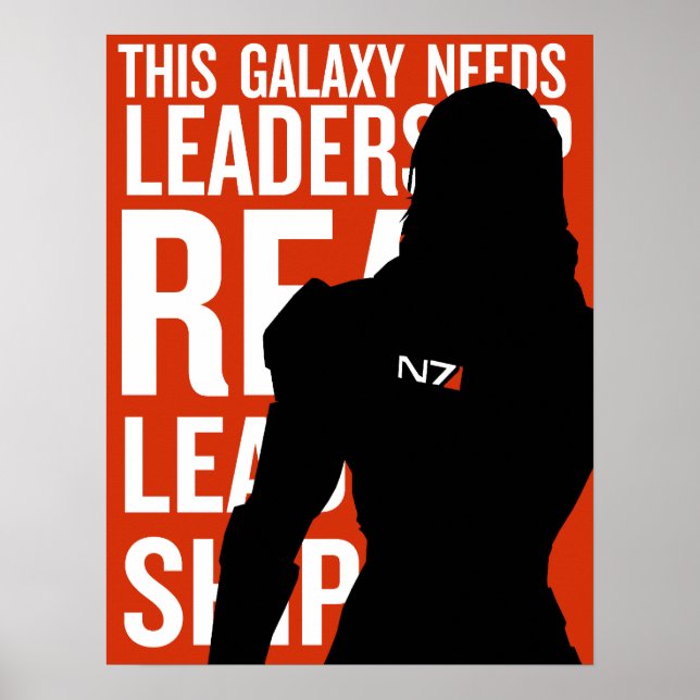 Póster Liderazgo real: Femshep (Frente)