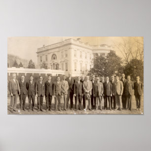 Póster Líderes de Gam de la phi con Calvin Coolidge