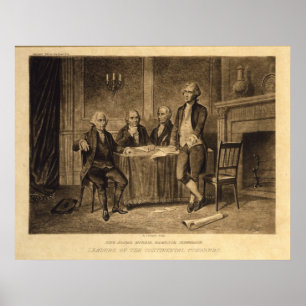 Póster Líderes del Congreso Continental, por Tholey