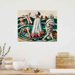 Póster Lido   Max Beckmann  