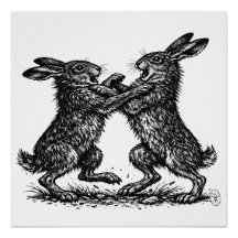 Liebre Boxeadoras – Duelo Embrujado en Bosque de T