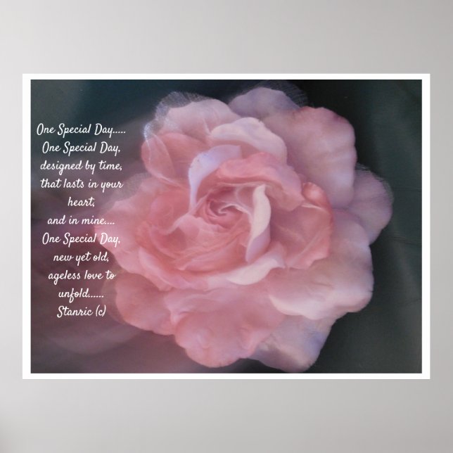 Póster lienzo boda (Frente)