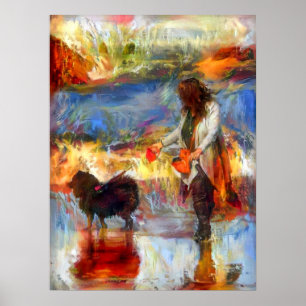 Póster Lienzo COASTAL BLISS Ihana y Me 18 x 24