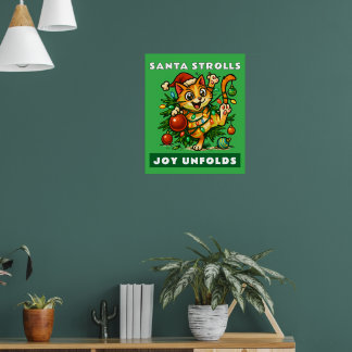 Póster Lienzo de Feliz Navidad