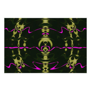 Póster Lienzo de luces rosadas