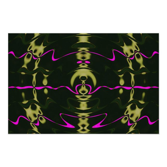 Póster Lienzo de luces rosadas (Anverso)